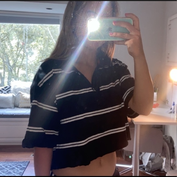 Cropped polo shirt - Picture 1 of 2